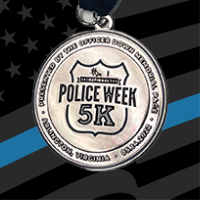 View a larger image of 2022 National Police Week 5k Race Medal 