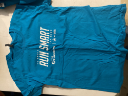 View a larger image of Adult short-sleeve cotton t-shirt in teal