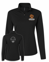 View a larger image of Gobbler Grind Black Women's Quarter Zip 