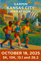 View a larger image of 2025 Garmin Kansas City Marathon Poster