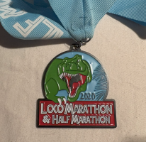 View a larger image of 2020 Loco Finisher Medal - Dinosaur