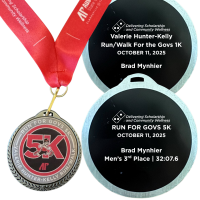 View a larger image of Engraved Medal (Mailed Post-Race) | $10 + Fee