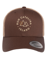 View a larger image of Run Catalina Island Trucker Hat - Brown/Khaki