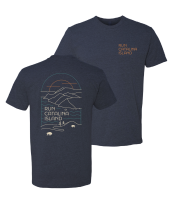 View a larger image of Run Catalina Line Art T-Shirt - Navy 