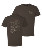 View a larger image of Run Catalina Line Art T-Shirt - Brown