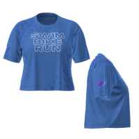 View a larger image of Swim, Bike, Run - Cropped Tee