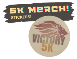 View a larger image of Victory 5K Sticker