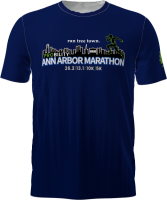 View a larger image of Men's Official Headsweats® Probility Ann Arbor Marathon Short Sleeve Shirt 