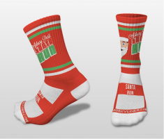 View a larger image of Santa Run Socks