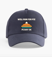 View a larger image of Will Run for Pie Baseball Cap