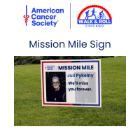View a larger image of Mission Mile Sign