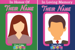 View a larger image of SIGN: In MEMORY of (OR) In HONOR of