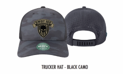 View a larger image of Add On: Trucker Hat — Black Camo