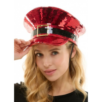 View a larger image of Santa Claus Mirror Captain Hat