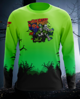 View a larger image of Haunted Forest Green Tech Long Sleeve Shirt