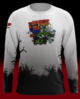 View a larger image of Haunted Forest White Tech Long Sleeve Shirt