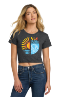 View a larger image of Women's Crop Tee - Sun Wave Logo