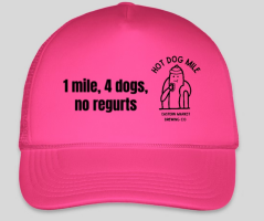 View a larger image of Hot Dog Mile Trucker Hat