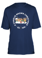 View a larger image of Charlie Brown Christmas 5K/10K Unisex Short Sleeve – Holiday Blue