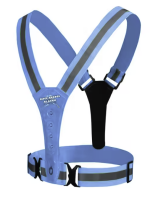 View a larger image of 2026 Aqua Blue Reflective Lighted Vest