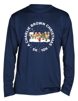 View a larger image of Charlie Brown Christmas 5K/10K Unisex Long Sleeve Tee – Holiday Blue