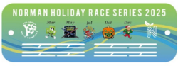 View a larger image of Norman Holiday Race Series Medal Hanger