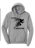 View a larger image of Grey Outrun Addiction Hoodie