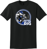 View a larger image of Runnin' to the Rig BLACK Race Day Shirt