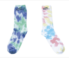 View a larger image of Blue / Green Socks