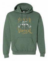 View a larger image of Yonah Bear Hoodie - Sage/Heather Green