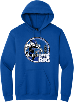 View a larger image of Runnin' to the Rig BLUE  Hooded Sweatshirt