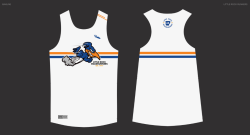 View a larger image of White Racing Singlet