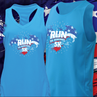 View a larger image of Run to Remember light blue tank