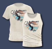 View a larger image of Montezuma Unisex sublimated tee shirt
