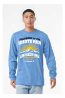 View a larger image of Unisex Long Sleeve Tee Shirt - Color: Blue