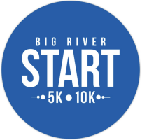View a larger image of Big River START 5K & 10K Car Magnet