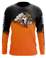 View a larger image of Boos & Brews Long Sleeve sublimated shirt-orange/black