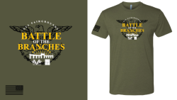 View a larger image of Battle of the Branches tee shirt- Green