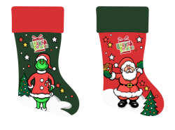 View a larger image of Ugly Sweater Custom Christmas Stocking