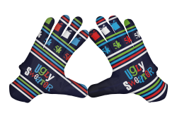 View a larger image of Ugly Sweater Multicolor Gloves