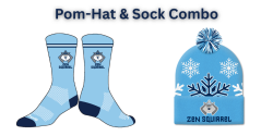View a larger image of Pom Hat & Sock Combo