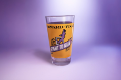 View a larger image of Right to Run Pint Glass