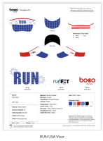 View a larger image of Run USA Visor
