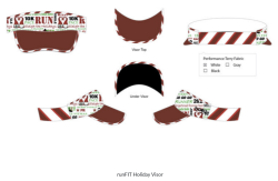 View a larger image of runFIT Holiday Visor