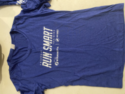 View a larger image of Adult short-sleeve technical t-shirt in blue