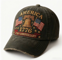 View a larger image of 250th  vintage-style cap Black 