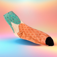 View a larger image of Mint Green Sprinkle Socks 🧁✨