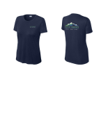 View a larger image of Ladies' Performance/ Athletic T-shirt: True Navy