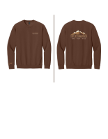 View a larger image of Top of Tamarack Unisex Crewneck Sweatshirt: Cocoa