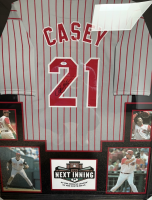 View a larger image of Sean Casey Framed Autographed Jersey